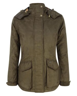 Rannoch Ladies Hunting Jacket jagtjakke, brungrøn - XS (8)