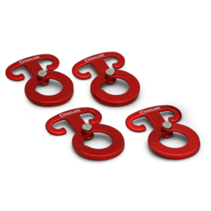Røde Anchor Clips (4) - Coghlans