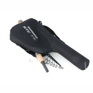 Shimano STC Mini Tele 7'/8', 3-14gr spinnesOrangeg m/taske - Spinnestang til fastspolehjul