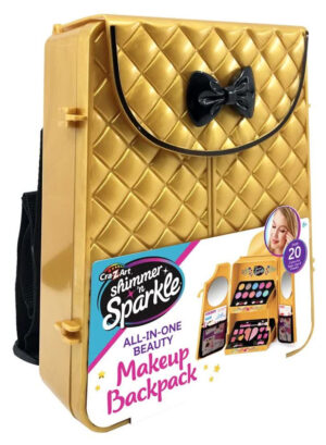 Shimmer n' Sparkle Makeup Rygsæk med Indhold - 8+år - Guld