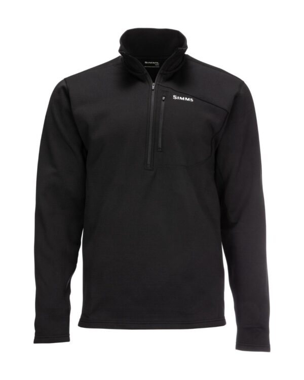 Simms Thermal 1/4 Zip Top - Black-XXL
