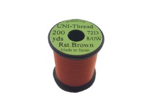UNI Thread 6/0 200 yds. Rusty Brown