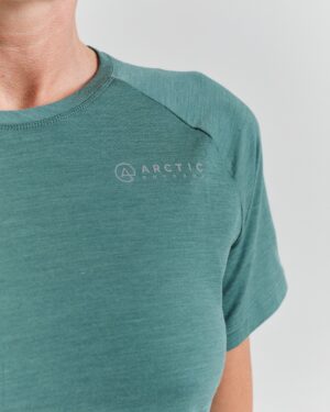 Bornholm Merino/Tencel T-shirt Kvinde - Atlantic Mineral - XS