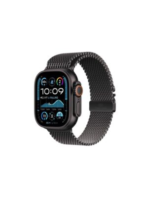 Apple Watch Ultra 2 GPS + Cellular 49mm - Black Titanium Case with Black Titanium Milanese Loop - S