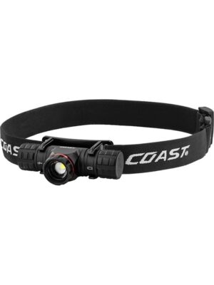Coast Pandelygte XPH30R 1000 lumen, genopladelig, Twist Focus magnetisk, IP54
