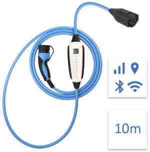 NRGkick Pure Elbil-oplader m/WiFi + GSM/GPS/SIM 32A (Type 2/CEE) 10m