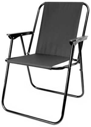 Platinet 45912 Foldbar Camping Stol - 52x44x75cm - Sort