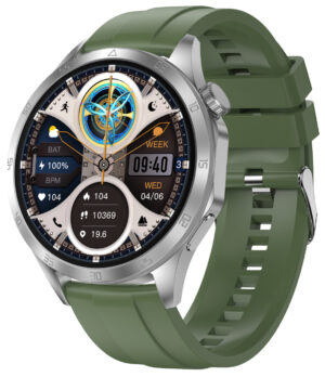 Platinet 46114 Smartwatch - Bluetooth, GPS, 270mAh - Sølv