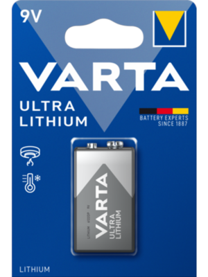 VARTA Varta Ultra Lithium - 9V - 1pk.