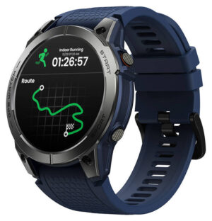 Zeblaze Stratos 3 Pro Smartwatch - 1,43", 466x466, GPS, Pulsmåler, Iltmætning, Skridttæller, 100+ Sportstilstande - Blå