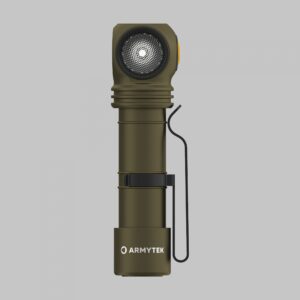 Armytek Wizard C2 Pro Olive White 2500 Lm Tir 70:120 plus holster 1x18650 (incl.) Magnet Usb Pandelampe