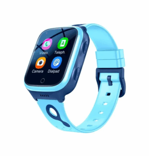 Børneur m. GPS - SmartWatch til børn, sim kort, 4G - Blå
