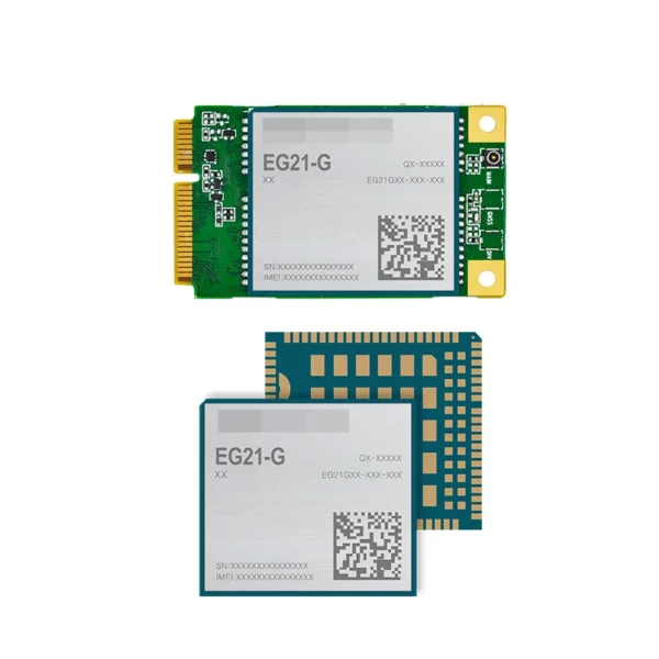EG21-G Mini PCIe LTE category 1 module Worldwide LTE, UMTS/HSPA(+) and GSM/GPRS/EDGE coverage GPS GLONASS BeiDou Galileo QZSS