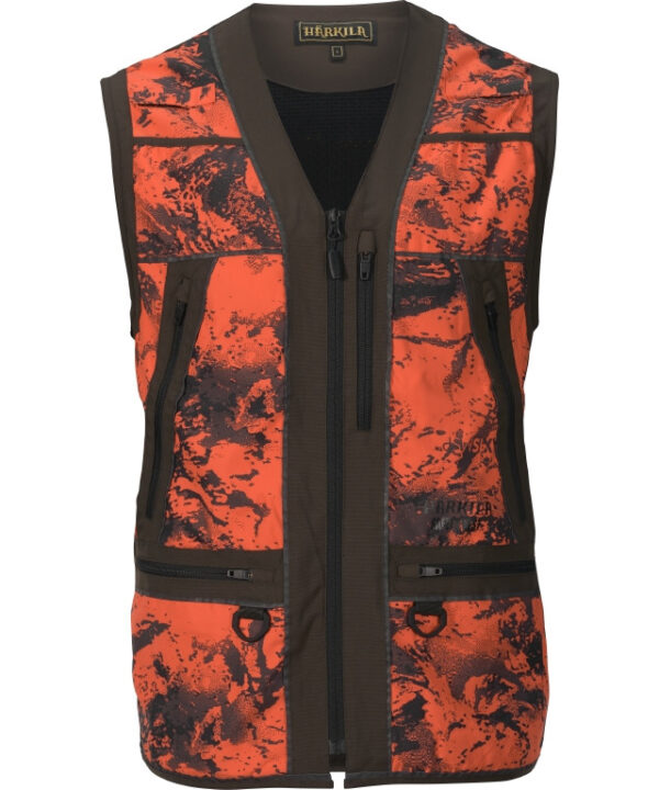 Härkila Wildboar Pro Safety vest (Orange Blaze/S.Brown, 4XL)