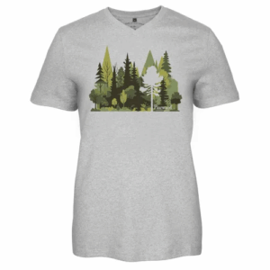 Pinewood Finnveden Recycled Outdoor T-shirt W (L.Grey Mel Forest, 2XL)