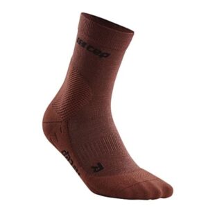 CEP Kold Vejr Mid-Cut Strømper Herre Str. 45-48 - Komfortabel Uld-mix i Brun til Løb og Outdoor