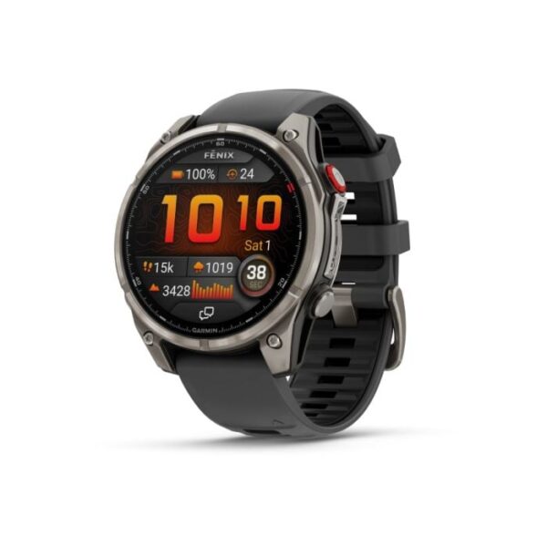 Garmin fēnix 8 Pro - 47 mm AMOLED Sapphire Ur til løb og outdoor aktiviteter, Grå