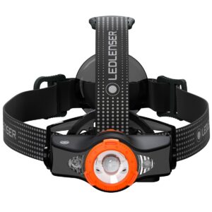 LEDLenser MH11 Sort Orange Pandelampe