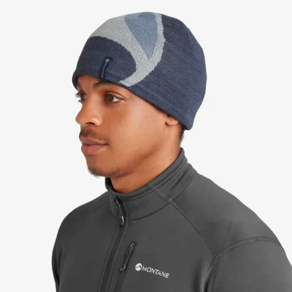 Montane Logo Beanie Hue - Eclipse Blue