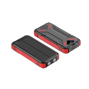 Noname Outdoor powerbank med solcellepanel, 20.000 mAh