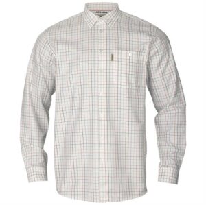 Härkila Retrieve Shirt Mens, Bloodstone / White