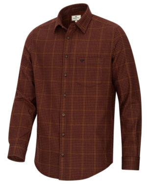 Harris Cotton/Wool Twill Check Shirt - XL