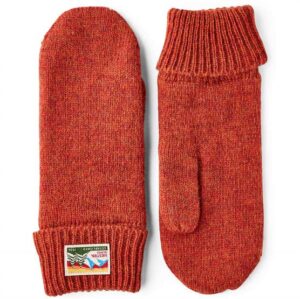 Hestra Raggwool Mitt, Brick Red