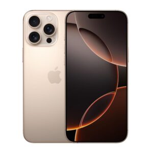 Mobiltelefon Apple iPhone 16 Pro Max 6,9" 256 GB – sandfarvet titanium