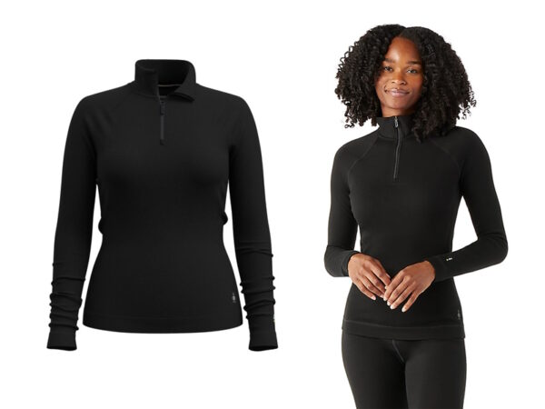 SmartWool Women's Classic Thermal Merino Base Layer 1/4 Zip-L