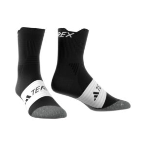 adidas Terrex Trail Agravic Mid Cut Strømper Sort 46-48 - Optimal komfort til trailrunning