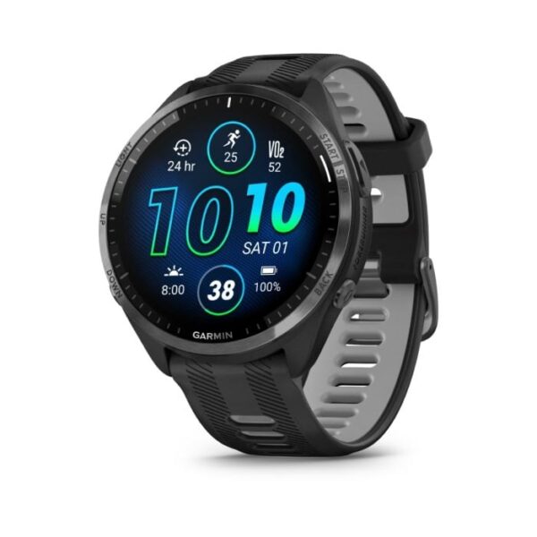 Garmin Forerunner® 965 – 47 mm AMOLED Multisportsur til Løb & Træning – Sort – Herre/Dame – Løbeshop
