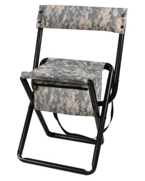 Rothco Deluxe Foldestol m. Opbevaringsplads ACU - One Size