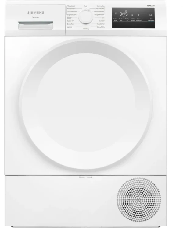 Siemens iQ300 WT43HV04 tørretumbler Fritstående Front-læsning 8 kg Hvid