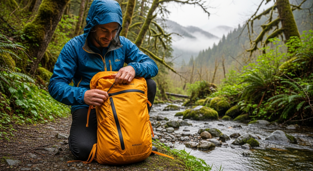 vandtæt pakning rygsæk
