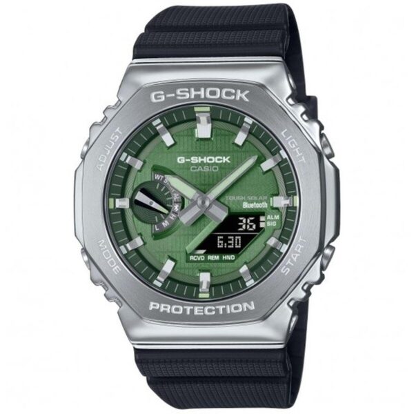 Casio G-Shock GBM-2100A-1A3ER herreur - sort/grøn, Ø 44,5 mm