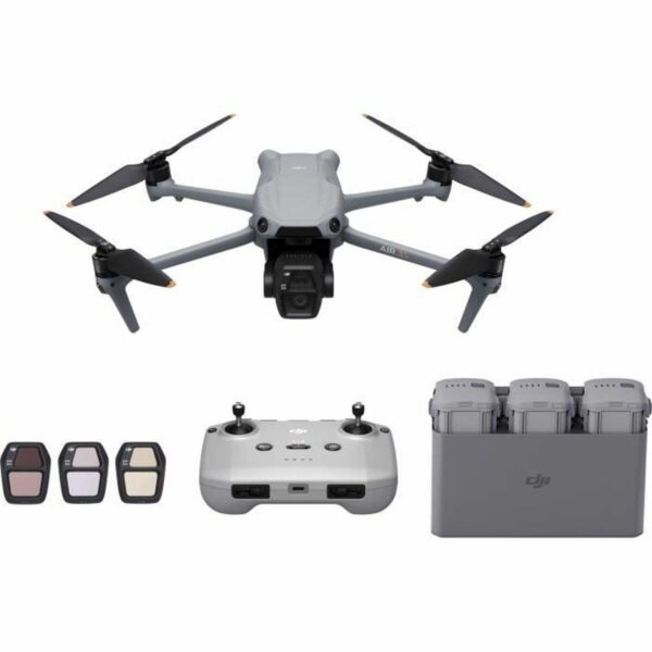Drone med kamera DJI Air 3S Fly More Combo 50 MP - grå