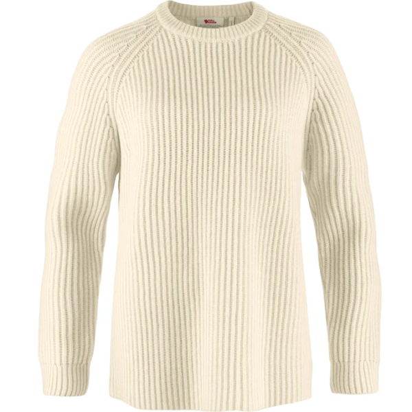 FjällrävenÖvik Rib Sweater W (Chalk White, S)