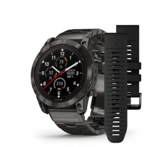 GARMIN - Fenix 7X PRO Sapphire Solar i titanum med titanium rem