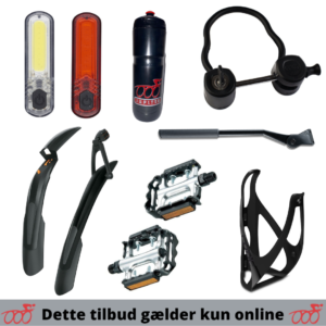 Mountainbike udstyrspakke med Bike Attitude pedaler