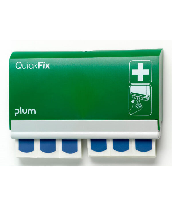 Plum Quickfix plasterdispenser m/ 90 blåsporbare plastre