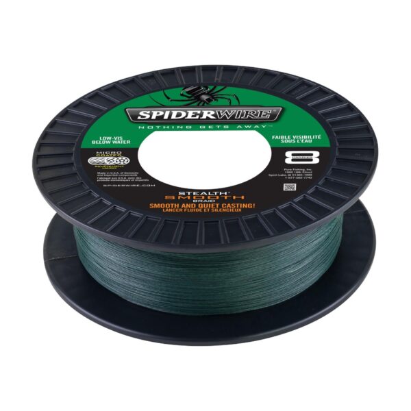 SpiderWire Stealth Smooth 8 Braid - Moss Green - Bulk 2.000m - 0.19 - 18,0kg
