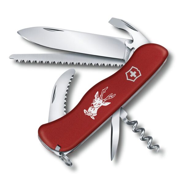 Victorinox Hunter, 111 mm - Rød - Udendørsliv fra VICTORINOX