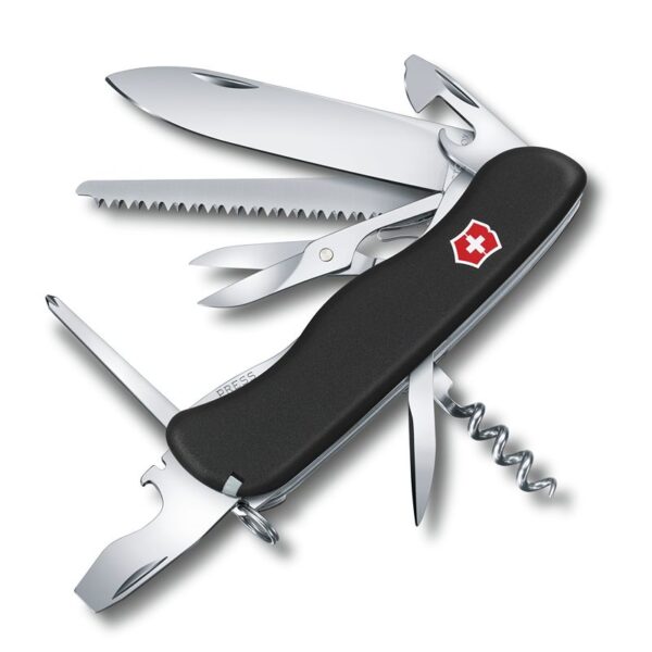 Victorinox Outrider, 111 mm, svart - Udendørsliv fra VICTORINOX