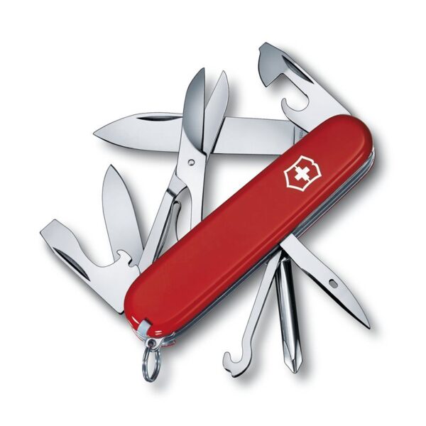 Victorinox Super Tinker rød Original Swiss Army, 91 mm - Udendørsliv fra VICTORINOX