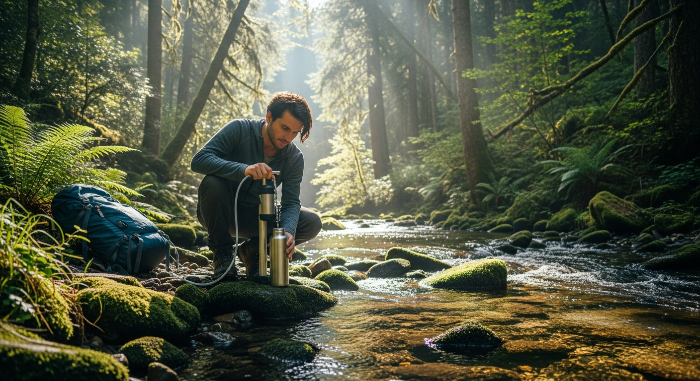 vandrensning i naturen
