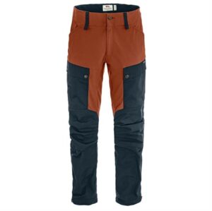 Fjällräven Keb Trousers Mens, Dark Navy / Autumn Leaf