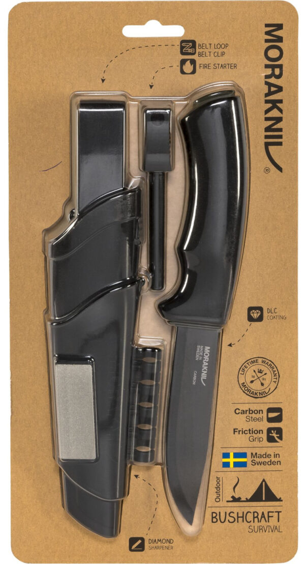 Morakniv Bushcraft Survival BlackBlade Kniv (109) Sort
