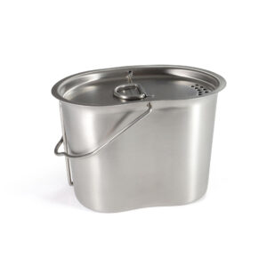 Origin Outdoors 2-i-1 Feltflaske Kop med Låg - 700ml - Rustfrit Stål