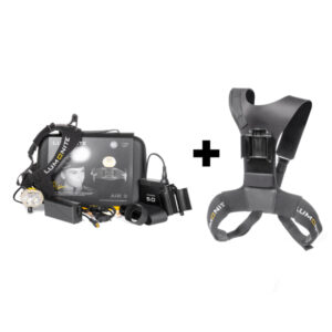 Pandelampe LUMONITE Air (v.2) - 2489 lm / Genopladelig, Standard-pakke + batterivest